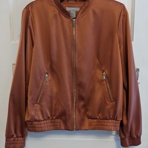 Satin Blazer | Rusty Rose Gold | 12